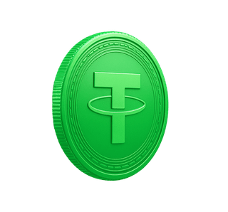 Decorative element of a crypto price analytics widget